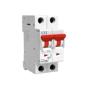 DISJONCTEUR MODULAIRE 10A 2POLES 6/10KA PLS6-C10/2