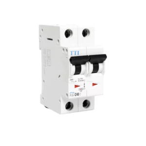 DISJONCTEUR MODULAIRE 40A 2POLES 6/10KA PLS6-C40/2